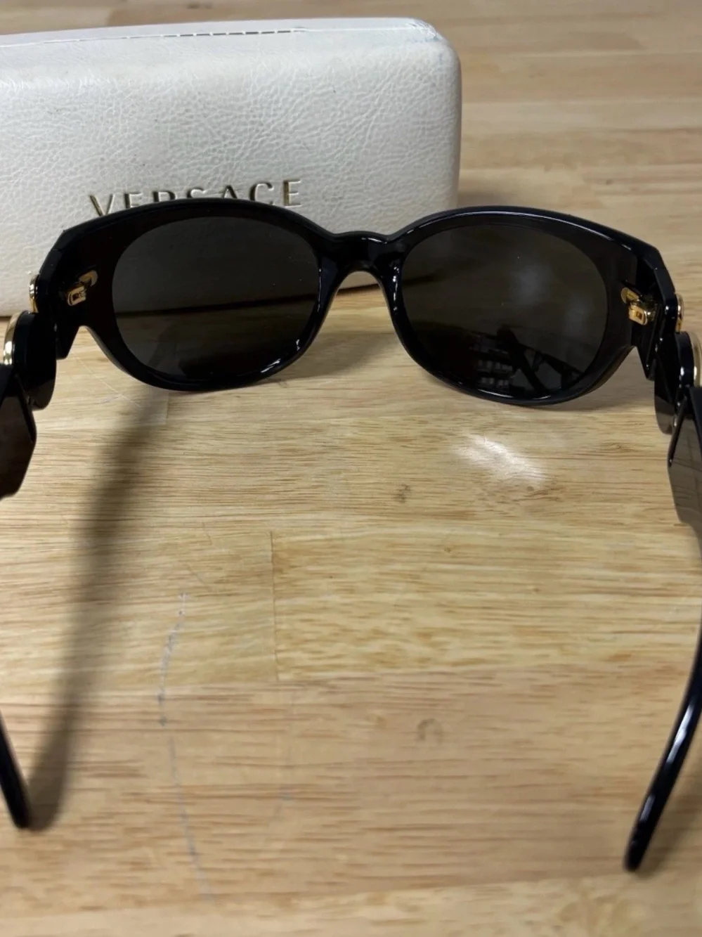 Versace Medusa Mod 4265 Iconic Archive Edition Black Gold Sunglasses Biggie